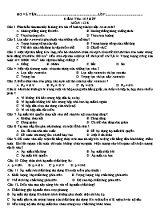 Đề kiểm tra 15 phút môn Lí 8